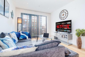 Oceania Modern 2 bed Fast Wifi City Centre